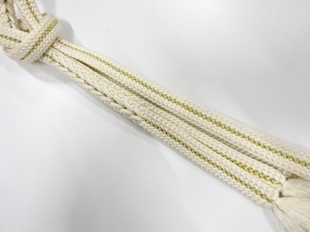 JAPANESE KIMONO / HAND-TIED OBIJIME
